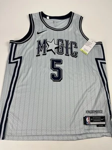 Paolo Banchero White Grey Orlando Magic City Jersey Men's Large #5 - Picture 1 of 6