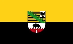 3x5 Saxony Anhalt Germany Flag German State Banner Indoor Outdoor 3 by 5 Foot - Picture 1 of 1