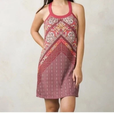 PrAna Sz S Active Dress Maroon Boho Built in Bra Tank 💖VERY GOOD💖 - Image 1 of 4