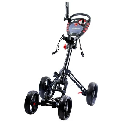 Lightweight Foldable 4-Wheel Golf Trolley Compact Push Cart Fastfold Quad 2025 - Image 1 of 4