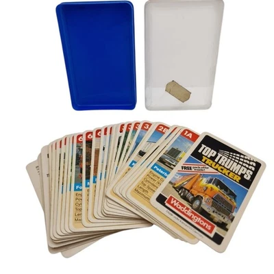 Vintage Waddingtons Top Trumps International Series 1983 - 1985 Trucker - Immagine 1 di 4