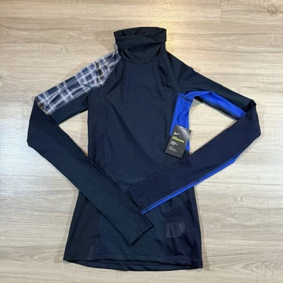 Novo com etiquetas Nike Hypercool Obsidian/Jogo Royal Training Top Performance Tamanho Pequeno - Imagem 1 de 4