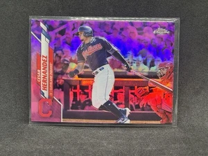 2020 Topps Chrome Update Cesar Hernandez Pink Refractor #U-46 Indians - Picture 1 of 2