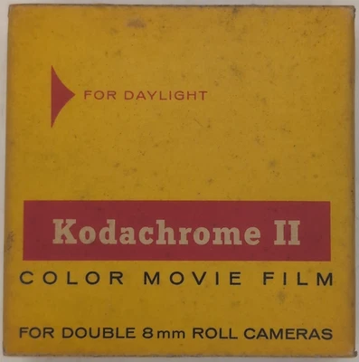 Película de película Kodachrome II 2 colores doble rollo de 8 mm 25 ft KR459 expirada junio 1965 Kodak Foto 1 de 4