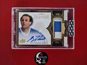 2018-19 Guy Lafleur /5 Splendor Patch Auto #BDGL Nordiques Quebec Upper Deck - Bild 1 von 2