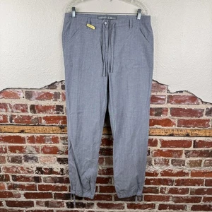 Icebreaker Merino Pants Womens 14 Gray Jogger Drawstring Elastic Cuff Pockets - Picture 1 of 8