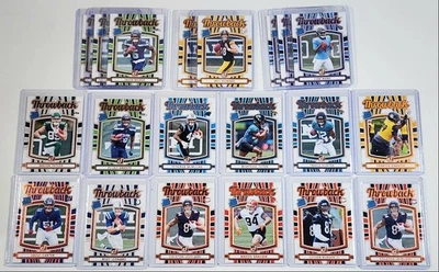 [20] WILL HOWARD JALEN MILROE 2025 DONRUSS THROWBACK RATED ROOKIE RC Q4860 - Image 1 of 2