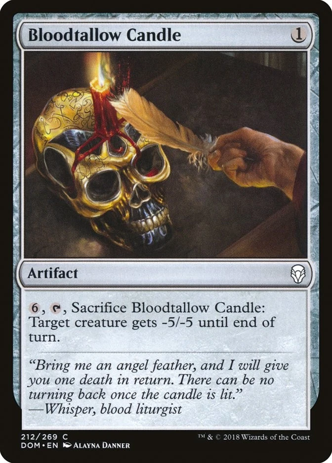 Bloodtallow Candle [Dominaria] (DOM 212) Near Mint - Image 1 of 1