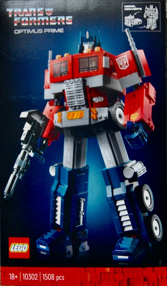 Lego Icons Transformers Optimus Prime 10302. Brand New. Factory Sealed. - Image 1 of 4