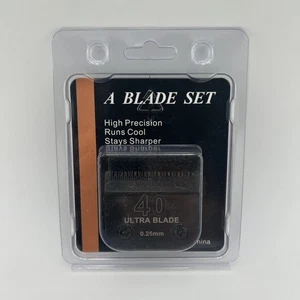 40 0.25mm Ultra Clipper Blade High Precision Fits Wahl Andis Oster Moser LB - Picture 1 of 3