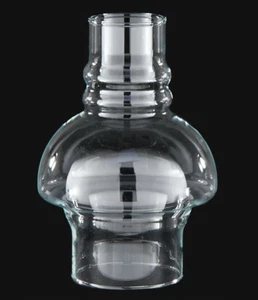 3" X 7" MONTANA HOODED CLEAR BOROSILICATE GLASS OIL LAMP CHIMNEY NEW 57971JB - Picture 1 of 6