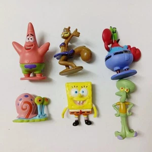 Menge 6 SpongeBob Schwammkopf PVC Minifigur 2" - Bild 1 von 6