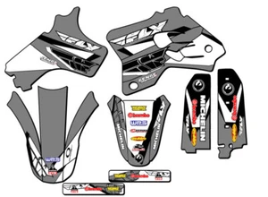 1993-2001 YZ 80 13 FLY Grey Senge Graphics Kit Compatible with Yamaha - Picture 1 of 10
