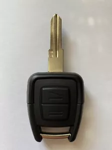 Vauxhall Opel 2 Tasten Schlüssel Fernbedienung Etui *geschnittene Klinge HU46 links* - Bild 1 von 5