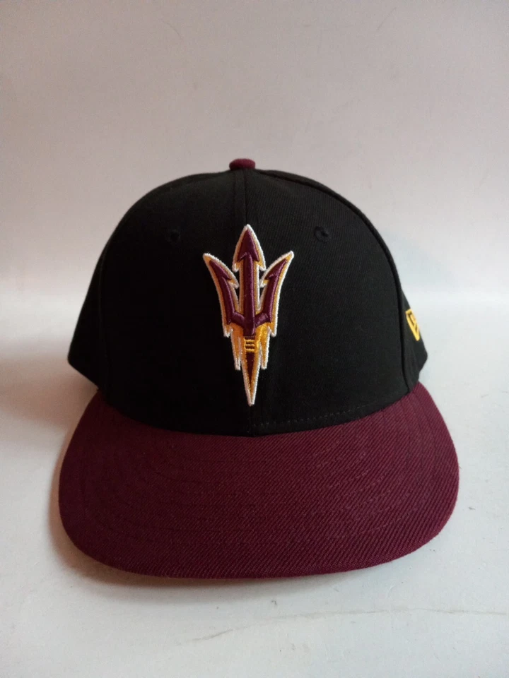 New Era 5950 ARIZONA STATE SUN DEVILS Fitted Hat NCAA 7 1/2 Wool Blend - Image 1 of 4