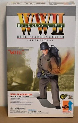 2002 DRAGON  1/6 WWII 1942 HEER FLAMMENWERFER GEFREITER  "WILLIE" ITEM 70196 - Image 1 of 4