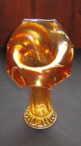 Imperial Curled Rib Carnival Glas Jack n Pulpet Vase!!! - Bild 1 von 6