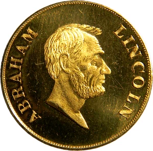 Ficha de Abraham Lincoln de Ohio alrededor de 1909 de Greenduck Co (03385) - Imagen 1 de 2