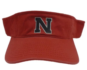 Nebraska Corn Huskers Sun Visor Hat Cap NCAA College Sport Team Red OSFM NEW HMI - Picture 1 of 6