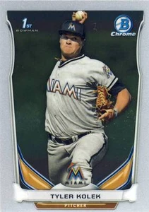 (44) 2014 Bowman Draft TYLER KOLEK Rookie LOT ALL CHROME Marlins CDP1 - Picture 1 of 1