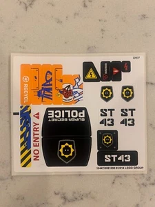 LEGO STICKER SHEET for 70808 Super Cycle Chase, New & Genuine! - Picture 1 of 1