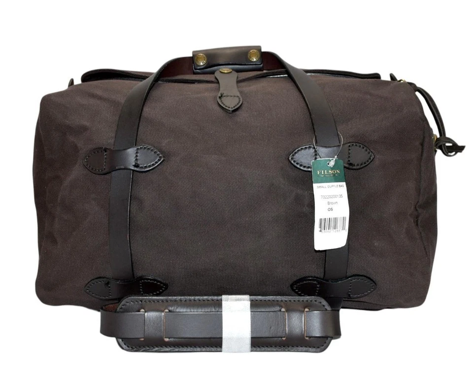 NWT FILSON RUGGED TWILL Dark Brown DUFFLE BAG Style 70220 FROM OLD STOCK - Image 1 of 4