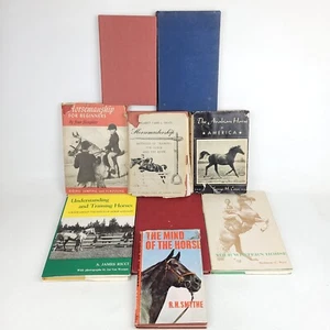 Vintage Horsemanship Library 9 HC Arabian Western Quarterhorse Training Vet Care - Picture 1 of 24