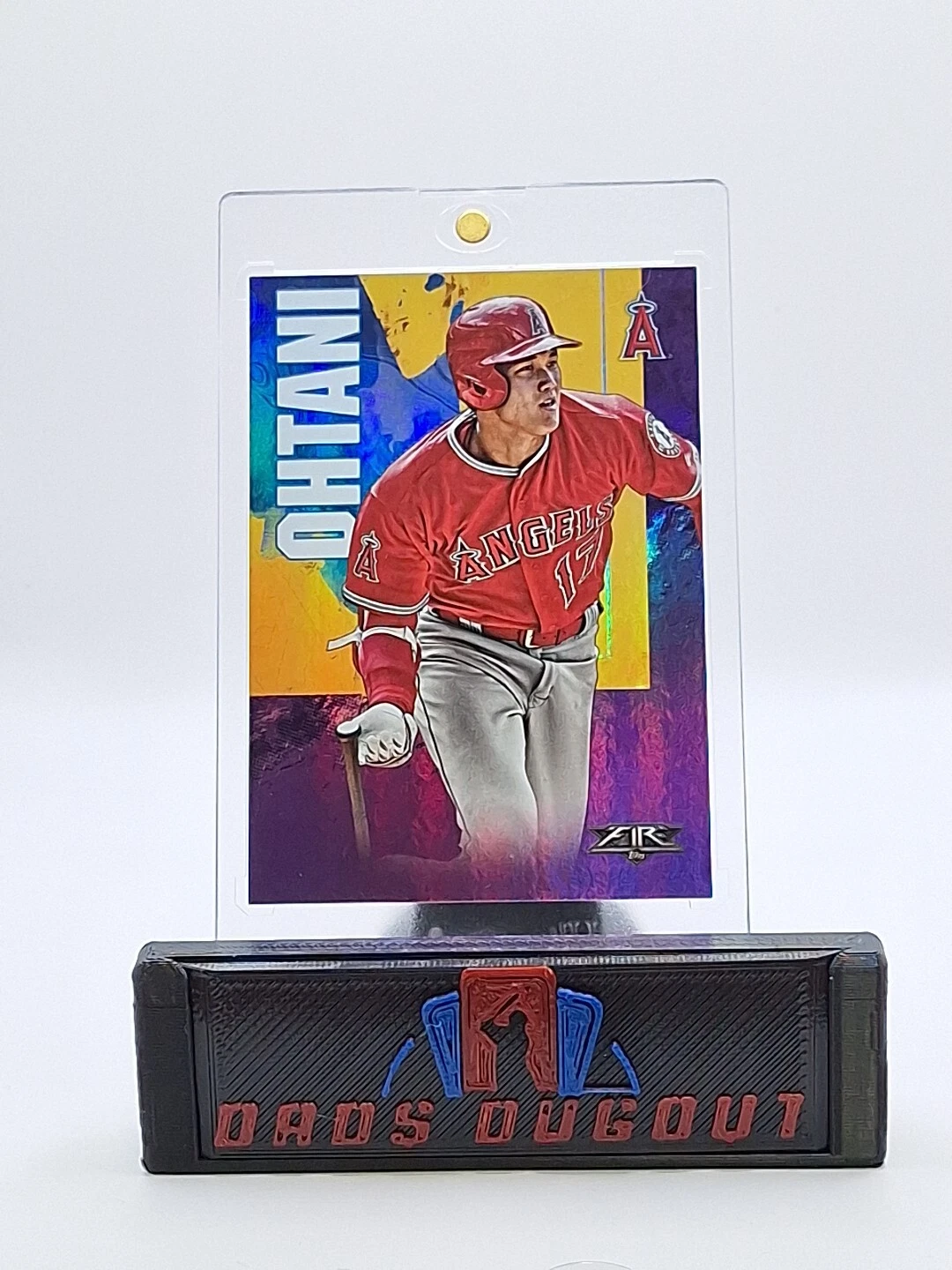 2019 Topps Fire Baseball SHOHEI OHTANI #1 Purple Refractor /99