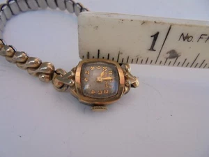 10K Filled Bulova Non-Working 17 Jewels Uhr - Bild 1 von 6