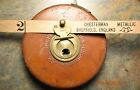 Vintage Chesterman Metallic 50 Foot Surveyors Tape Marked in Links and Inches