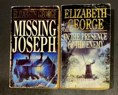 ELIZABETH GEORGE 2 VINTAGE PB BOOKS IN THE PRESENCE OF THE ENEMY;MISSING JOSEPH - image 1 of 4