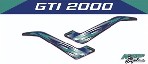 SEADOO GTI 2000 Graphics / Decal / Sticker Kit FRONT LARGE SIDES ONLY - Picture 1 of 1