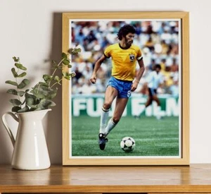 Leyenda de Sócrates Brasil: Foto profesional 10"x8" - Imagen 1 de 2