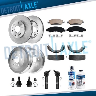 Almohadillas para rotores delanteros 14 piezas tambores traseros zapatos rótulas para Silverado Sierra 1500 Foto 1 de 4