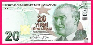 TURKEY 9. EMS.20 TL PREFIX--G196 -- P224 2009 (2023) UNC - Picture 1 of 2