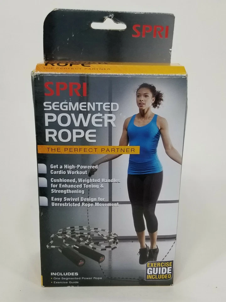 Cuerda de salto de peso pesado Spri cuerda eléctrica segmentada GRAN HERRAMIENTA DE ENTRENAMIENTO CARDIOVASCULAR Foto 1 de 3