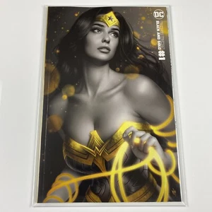 Wonder Woman Black & Gold 1 Minimal Trade Variant by Warren Louw NM - Bild 1 von 1