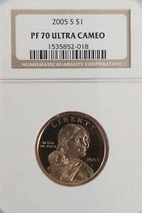 2005-S NGC PF70 Ultra Cameo Sacagawea Dollar *** ULTRA CAMEO *** - Picture 1 of 2
