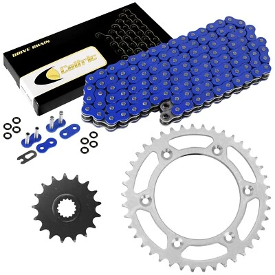 Blue O-Ring Drive Chain & Sprockets Kit for KTM 690 Rally 2009 2010 - Image 1 of 4