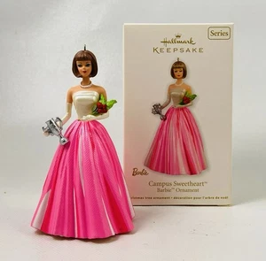 🌟Hallmark Keepsake Barbie "Campus Sweetheart" Christmas Ornament, 2011 - Picture 1 of 6