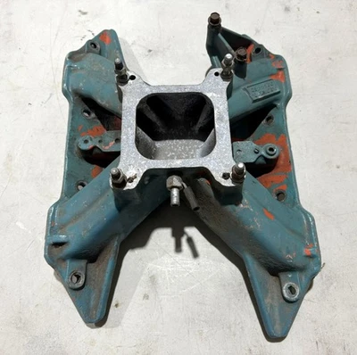 MOPAR Edelbrock 440 Torker Intake Manifold Four BBL Aluminum Big Block 413 426 - Image 1 of 3