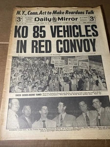 1950 4. Oktober New York Daily Mirror Yankees Koreakrieg Comics Phillies DiMaggio - Bild 1 von 24