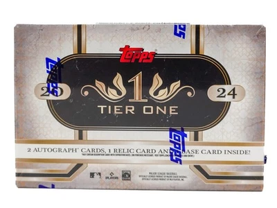 2024 TOPPS TIER ONE BASEBALL HOBBY BOX - Image 1 of 4
