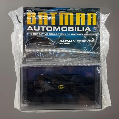 Eaglemoss Batman Automobilia #4 Forever Movie 1:43 Diecast Batmobile w/Magazine - Image 1 of 2