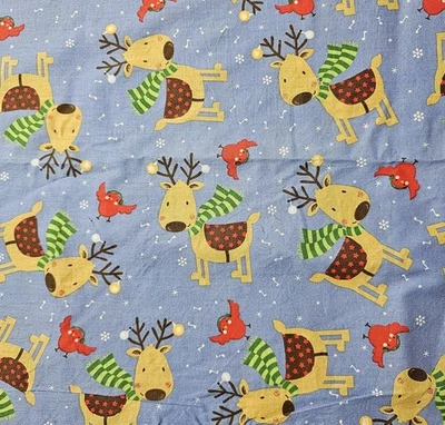 Tela Caprichosa Navidad Diseños Preencogidos Por Logantex Reno Foto 1 de 3