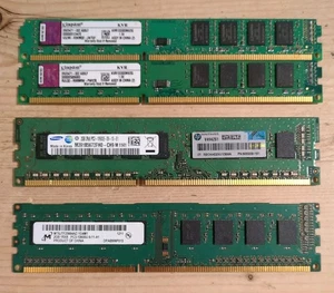 PC RAM 4 x 2GB DDR3 PC3 Kingston Samsung HP - Picture 1 of 1