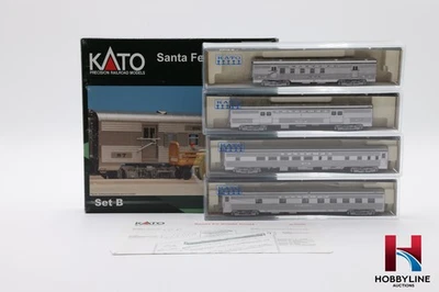 Kato N Scale 106-6002 Santa Fe Super Chief 4 Car Set | NEW - Image 1 of 4