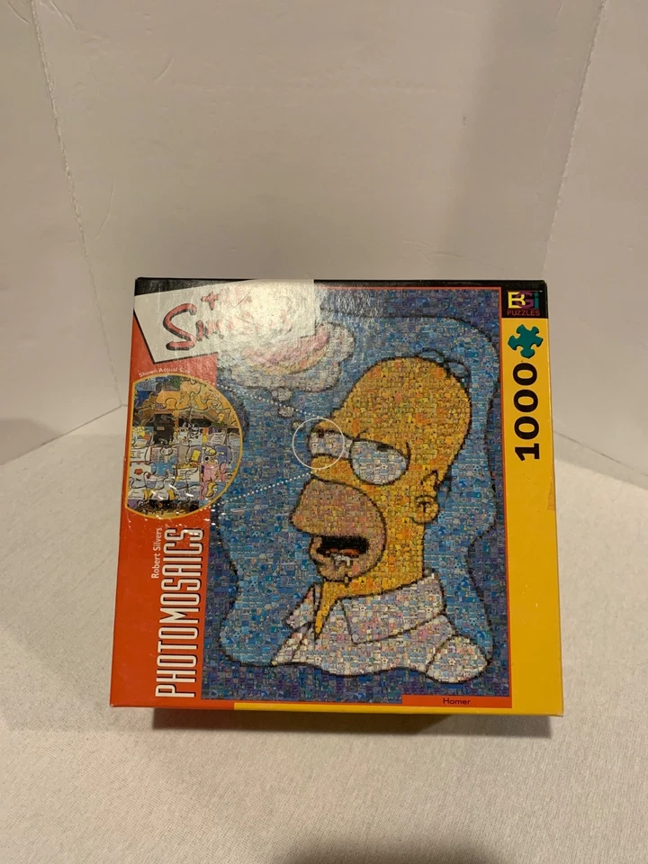 LOS SIMPSON USADO 1000 PIEZAS FOTOMOSAICOS HOMER ROMPECABEZAS ENVÍO GRATUITO CON PÓSTER Foto 1 de 1