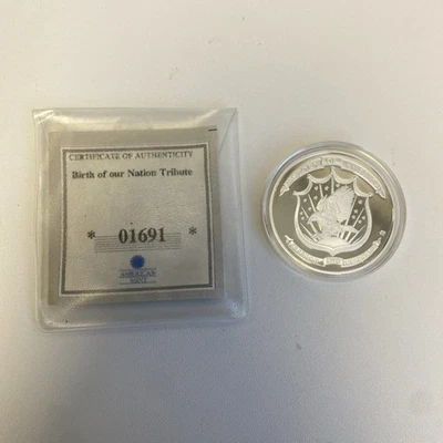 AMERICAN MINT - History of America - Declaration of Independence - Proof Coin - Image 1 of 4