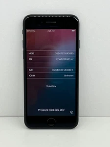 Apple iPhone SE 2e génération (Désimlocké) A2275 128 Go | Noir - Bon état - Photo 1 sur 5